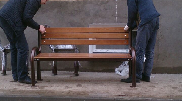 В поселке Российский благоустраивают улицы