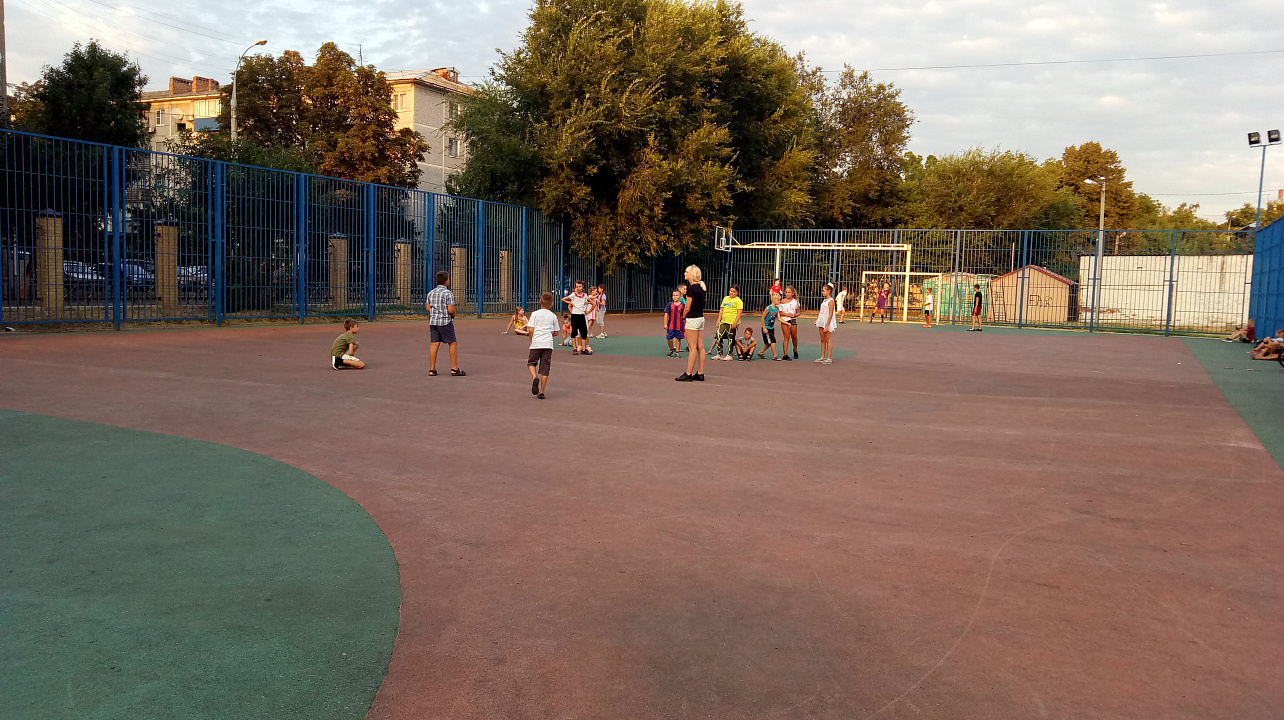 Вечерняя площадка школа 28.08.2017