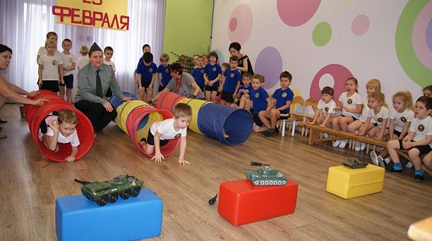 В детском саду № 35 прошёл спортивный праздник «Зарница»