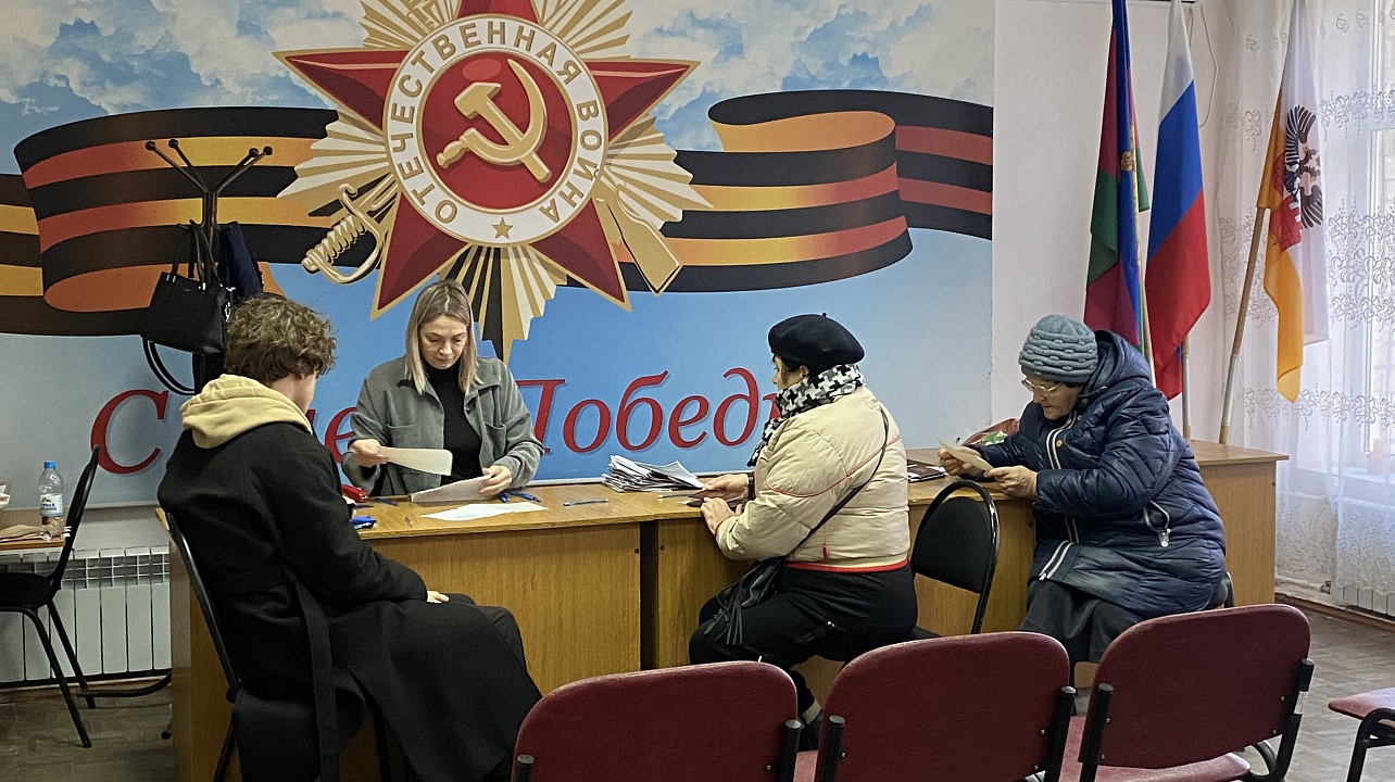 Выездной приём специалистов ГКУ КК - УСЗН в станице Старокорсунской