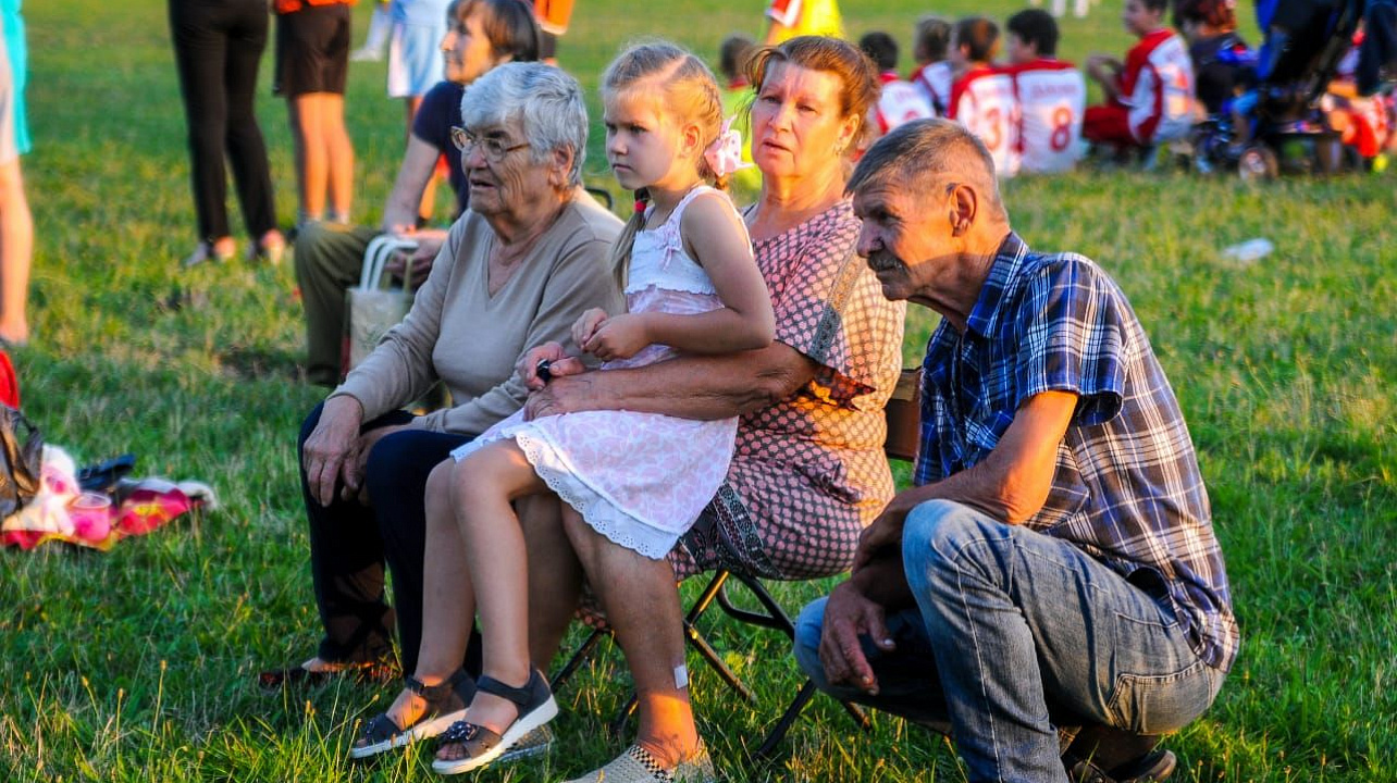 Проект "Кино нашего двора" посетил 1-ое отделение учхоза "Кубань"