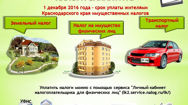 ИФНС России №4 по городу Краснодару информирует