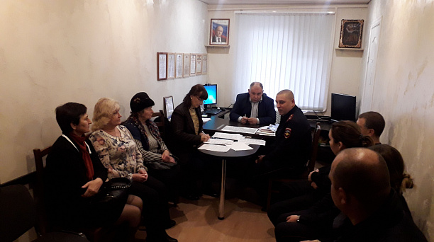 В станице Елизаветинской состоялось расширенное заседание территориальной комиссии по профилактике правонарушений