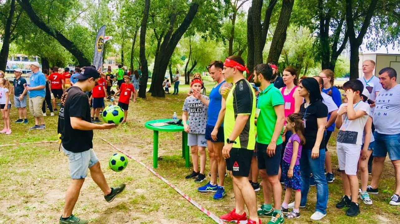 В Парке им. 30-летия Победы  прошли  спортивные игры