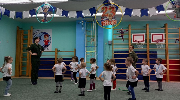 В детском саду № 6 отметили День защитника Отечества