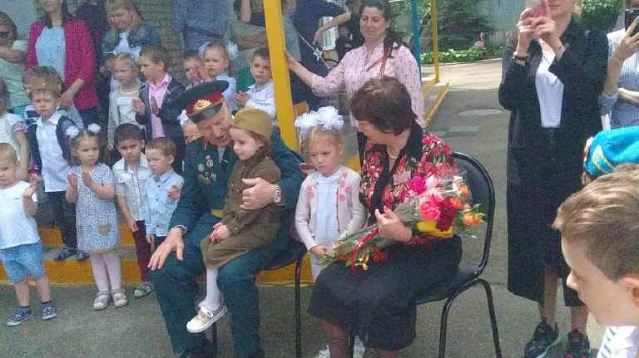 В детском саду №16, Западного округа, прошло торжественное мероприятие, посвящённое Дню Победы