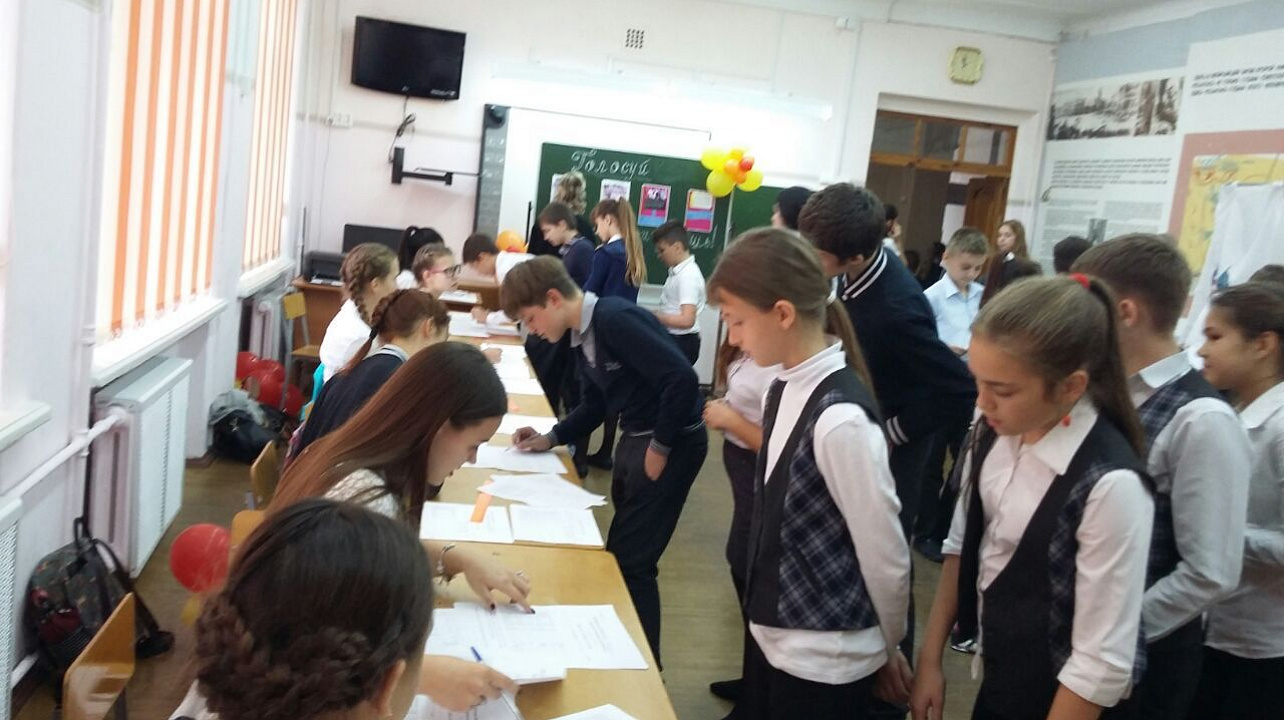 Выборы лидеров школьного самоуправления прошли в Западном округе