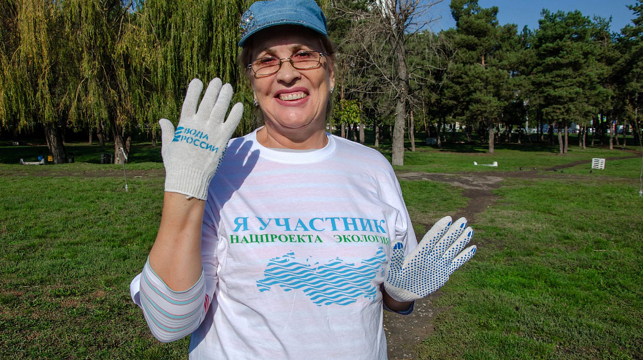 В Карасунском округе поддержали экологический марафон «Вода России»