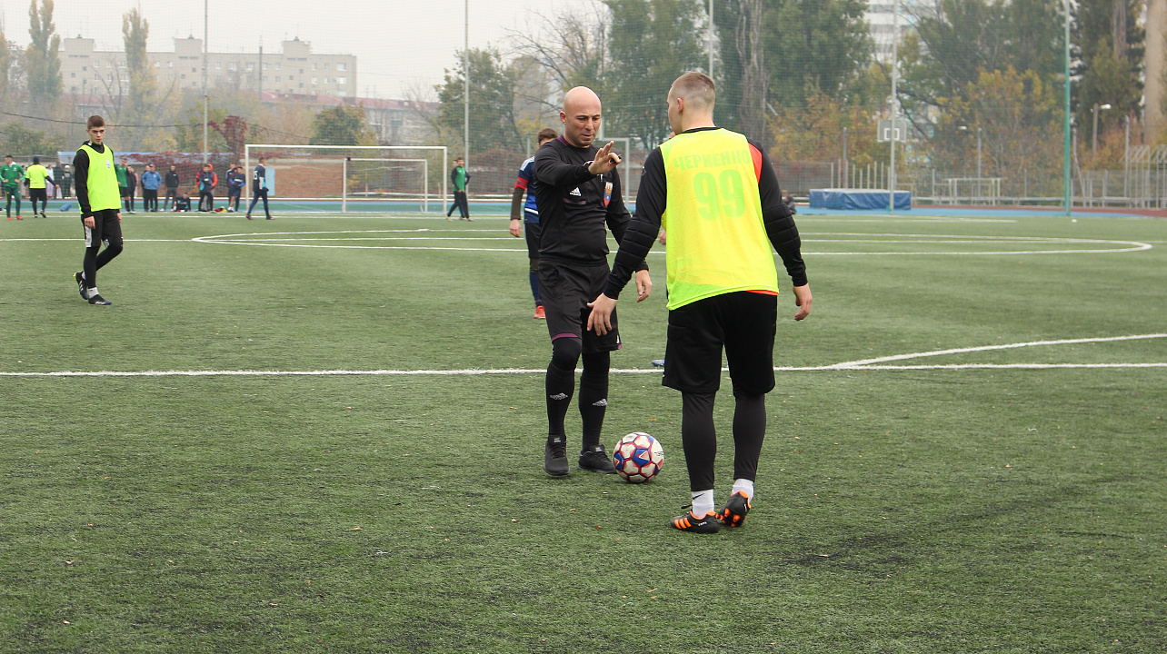 Завершился футбольный матч 8х8 среди студенческих команд  