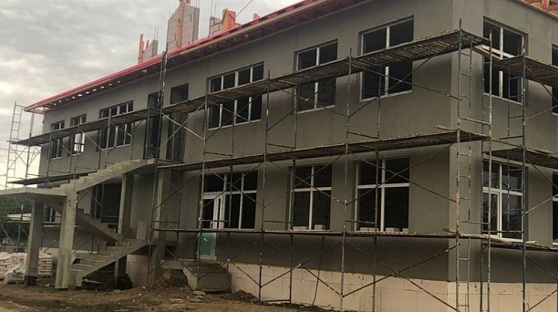 Детский сад в хуторе Ленина Краснодара строят с опережением графика