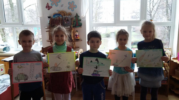 В детском саду № 105 торжественно открыли месячник военно-патриотической работы