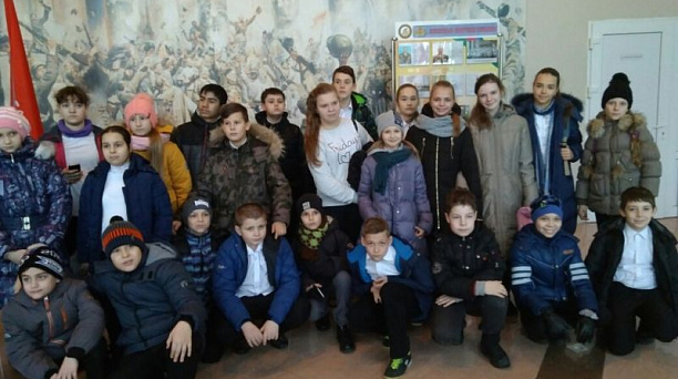 Учащиеся школы № 35 побывали на экскурсии в Музее боевой славы