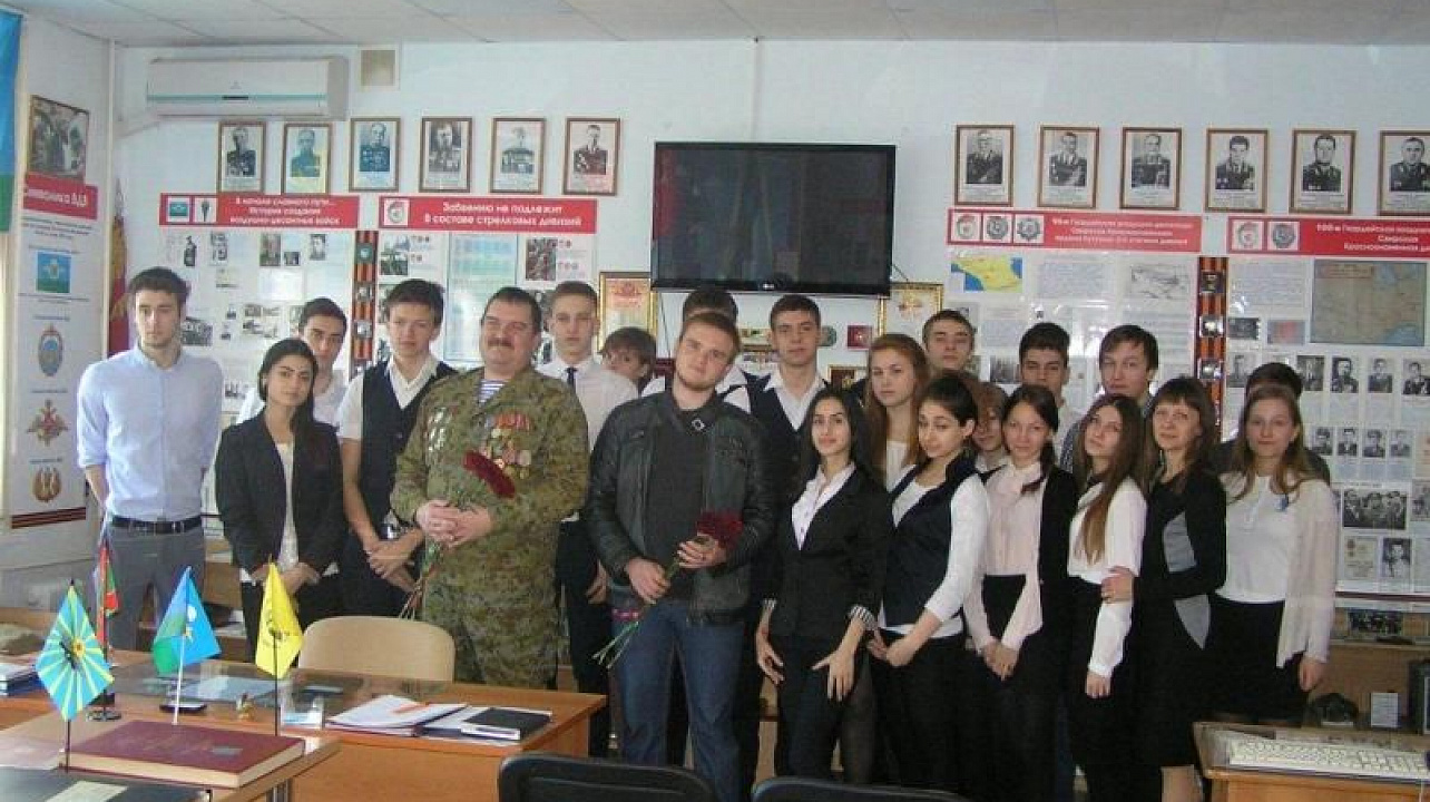 В школе № 6 прошла встреча с участником боевых действий в Афганистане