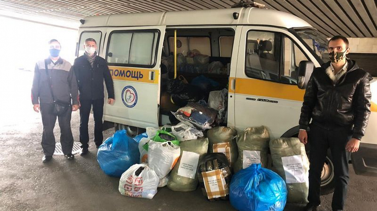 В Центральном округе прошла благотворительная акция по сбору вещей для лиц БОМЖ