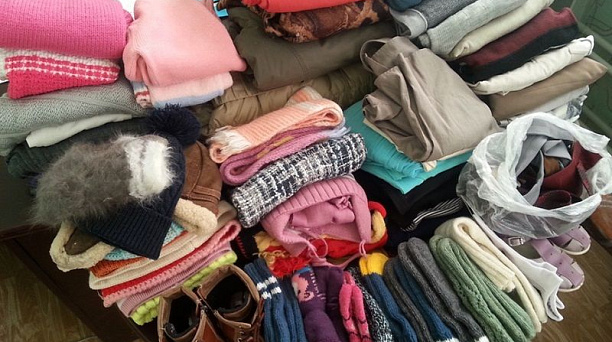 В Центральном округе прошла благотворительная акция по сбору вещей для лиц БОМЖ