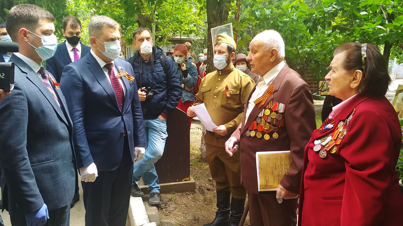В Прикубанском округе прошла акция «Парад у дома ветерана»