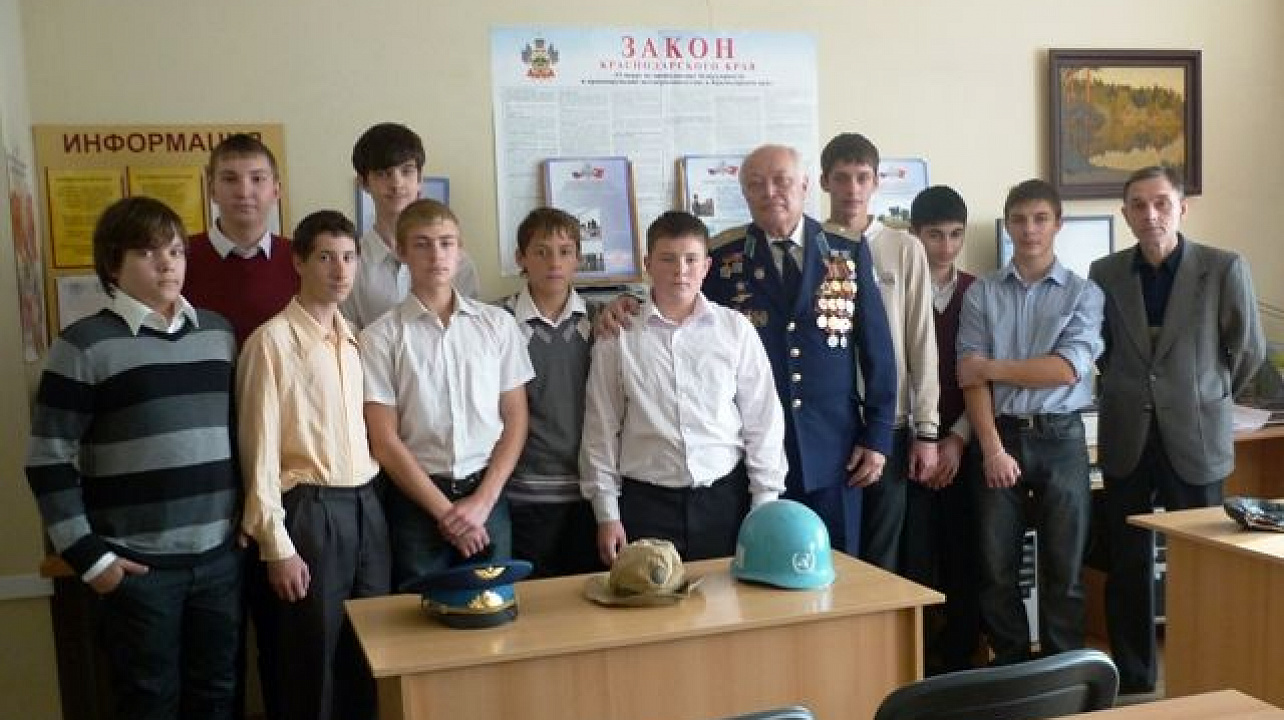 Старшеклассники прикубанской школы подготовились к службе в армии