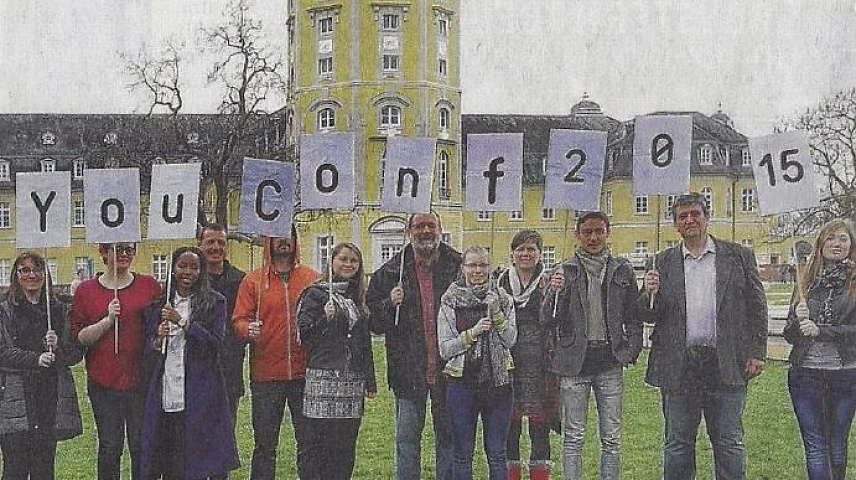 В прошлые выходные участники из городов-побратимов Карлсруэ собрались для подготовки молодёжной конференции «YouConf2015»