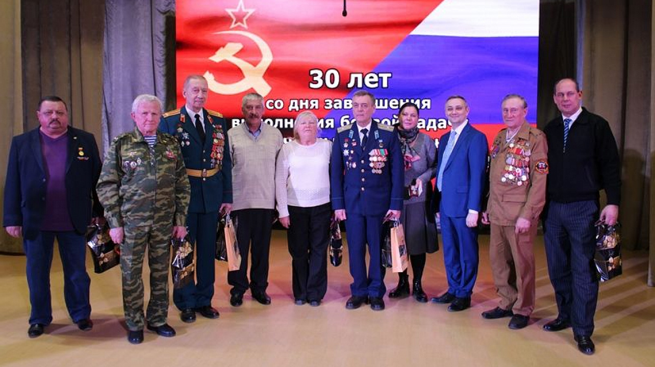 В Центральном округе чествовали воинов, исполнявших интернациональный долг в Афганистане