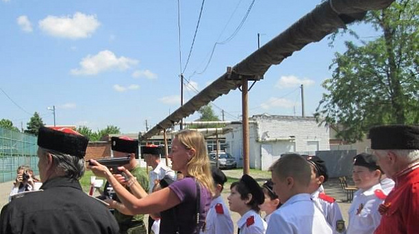 Казаки Хуторского казачьего общества «Имени атамана В.Величко» рассказали казачатам о Героях Великой Отечественной Войны