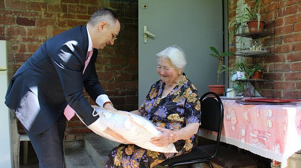 Сегодня труженице тыла Лии Львовны Китаиновой исполнилось 100 лет