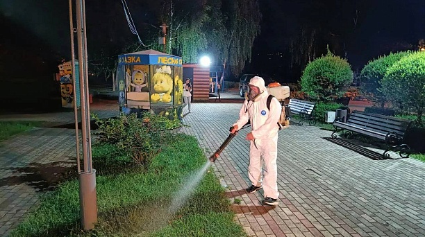 Скверы Краснодара обработают от клещей в ночь с 4 на 5 июня