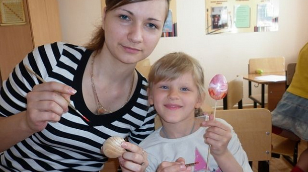 В гости к ребятам из детского дома "Рождественский" пришли студенты из университета культуры и искусств