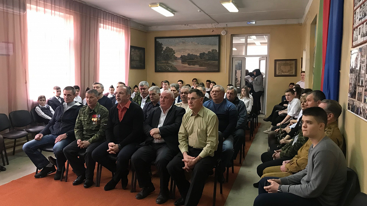 В станице Елизаветинской состоялся торжественный приём воинов-интернационалистов