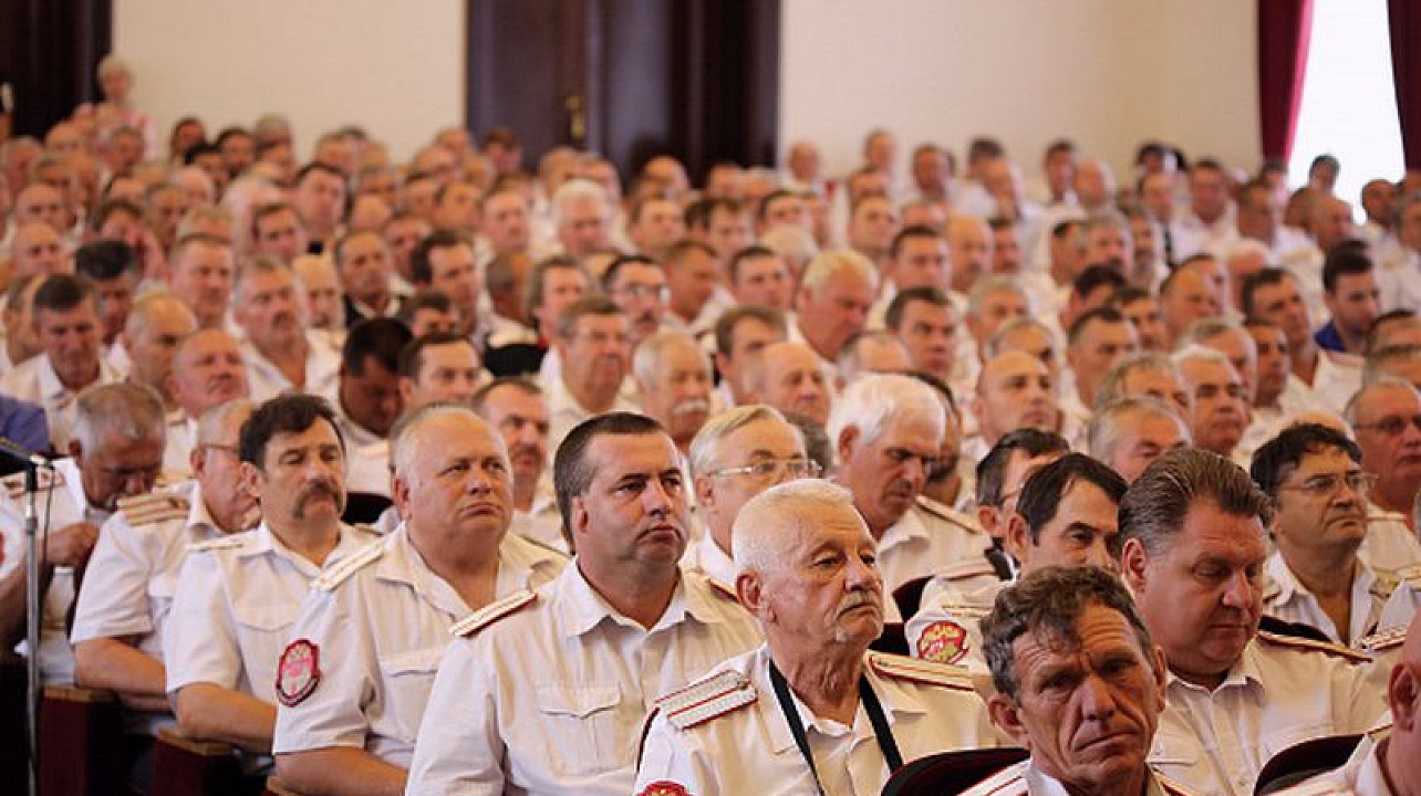 Казаки Екатеринодарского РКО приняли участие в войсковом совете атаманов.JPG