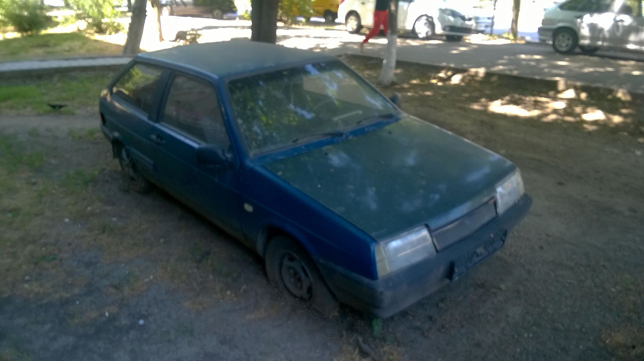 ВАЗ 2108 брошенные автомобили