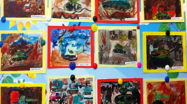 Дети рисуют войну