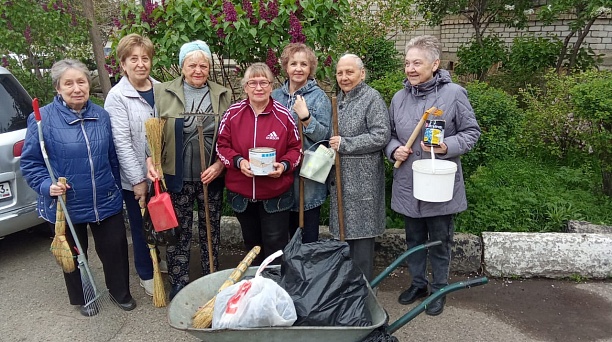 В Центральном округе продолжается марафон по наведению чистоты 