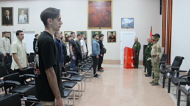 В выставочном зале «Боевой Славы» прошло городское мероприятие «День призывника»