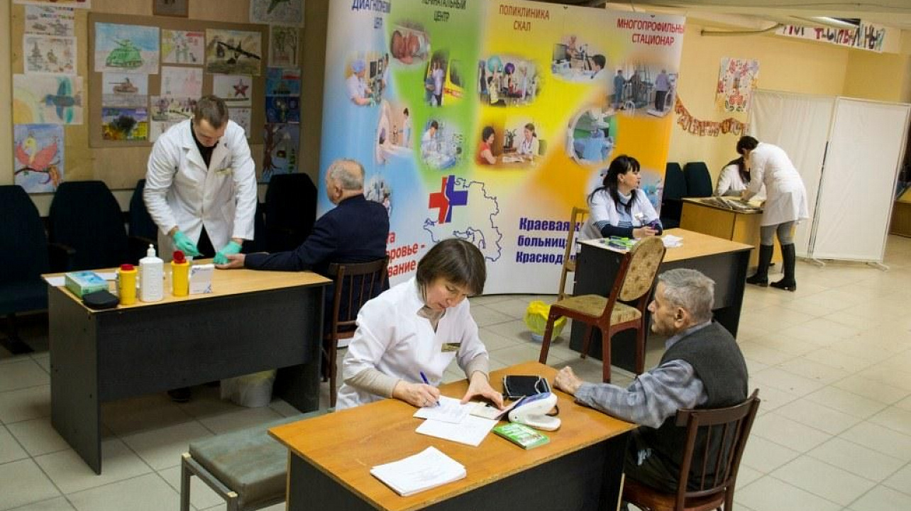 В Прикубанском округе провели медицинское обследование ветеранов
