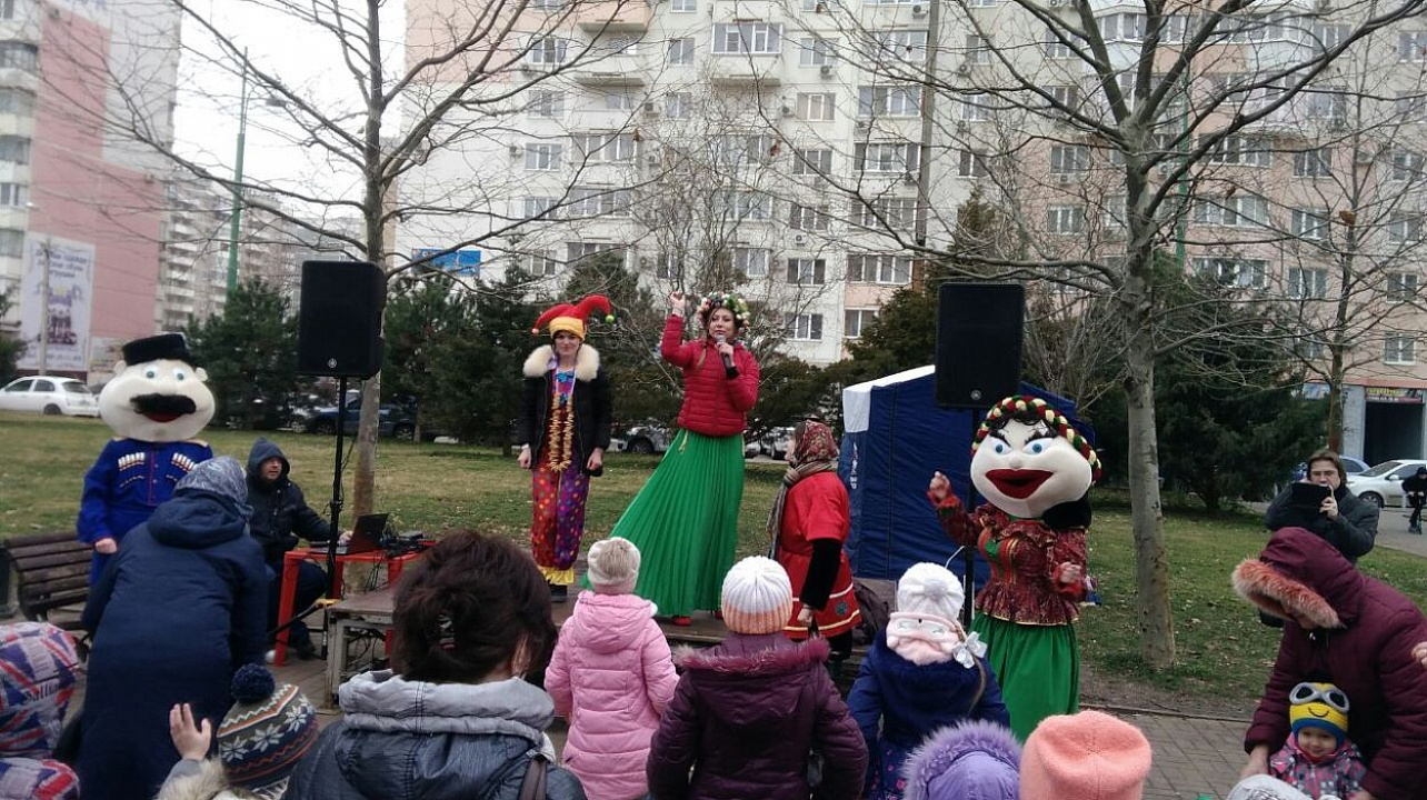 Жители Юбилейного микрорайона отметили масленицу