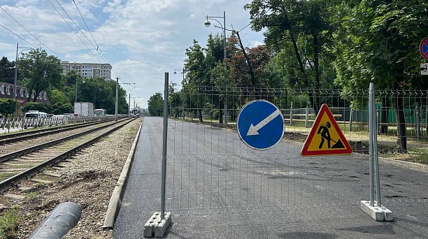 На участке ул. Московской изменят схему  движения транспорта для финального этапа замены коллектора 