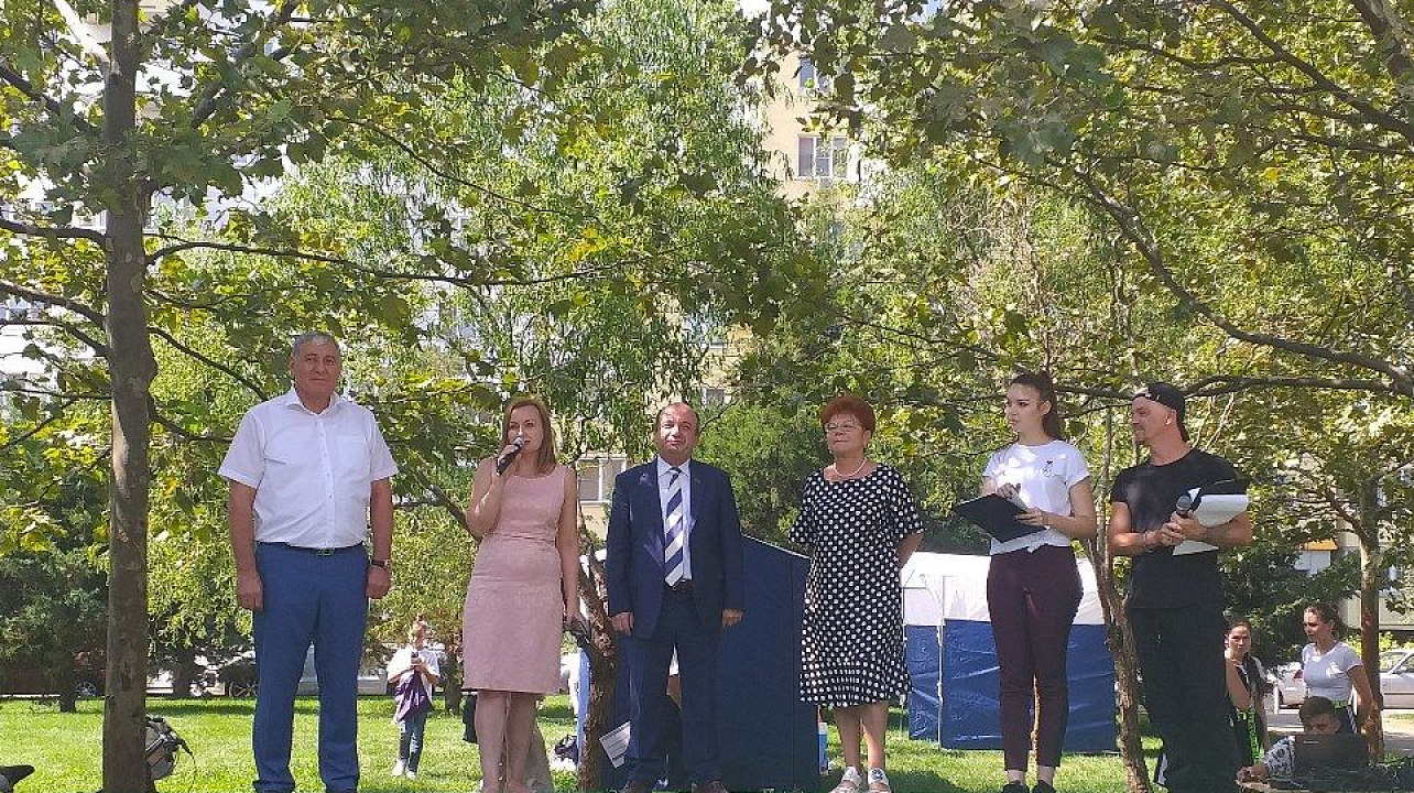 На Платановом  бульваре в Юбилейном микрорайоне  прошел День здоровья