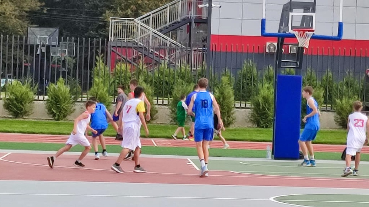 В поселке Колосистом Прикубанского округа открылся уникальный комплекс спортивных площадок 