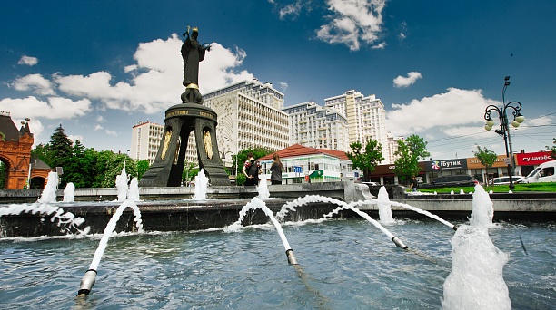 25 апреля в Краснодаре заработают 11 городских фонтанов