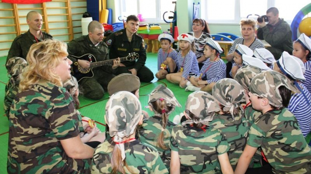 В детском саду № 115 прошла военно-спортивная игра