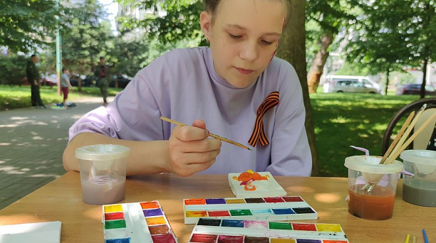 В Западном округе прошло мероприятие в память о начале Великой Отечественной войны