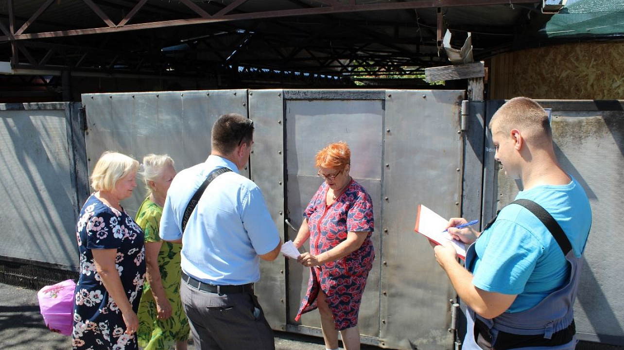 На территории органа ТОС № 171 Западного округа прошёл мониторинг территории частного сектора с целью выявления личных подсобных хозяйств