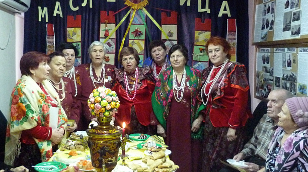 В  Прикубанской ветеранской организации встретили веселый праздник "Масленицу"