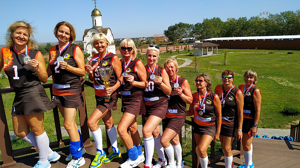 Краснодарская волейбольная команда «ВИКТОРиЯ» 50+ стали серебренными призерами Первенства России 2020