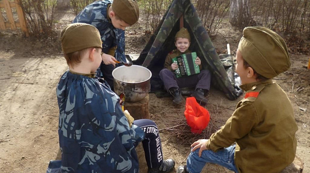 «Курс молодого бойца» прошли воспитанники детсада №85 Прикубанского округа