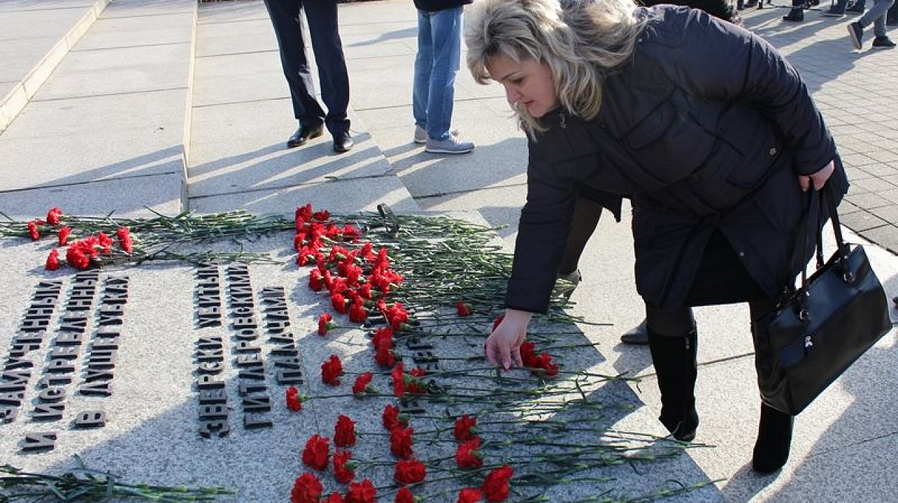 Жители Центрального округа приняли участие в торжественном митинге, посвященном освобождению Краснодара от немецко-фашистских захватчиков