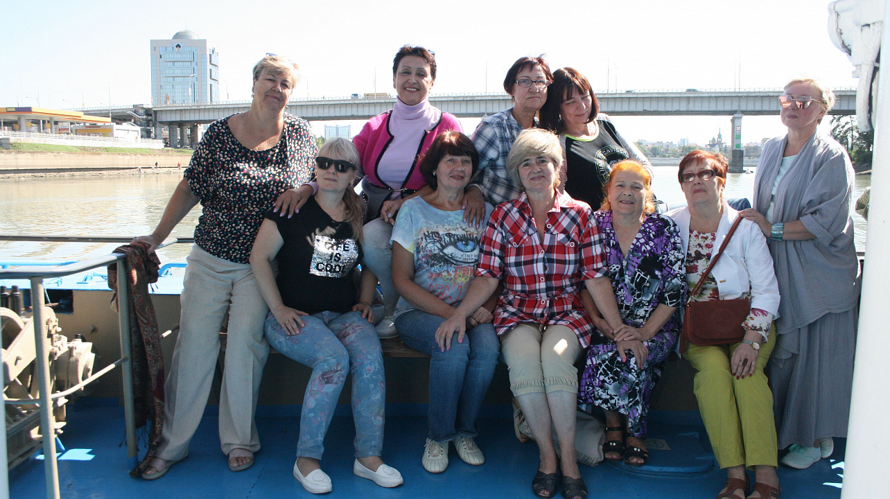 Актив жителей Прикубанского округа отправился в поездку на теплоходе «Кубань»