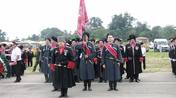 Екатеринодарские казаки почтили память героев Ольгинского кордона