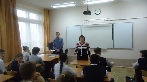 В школе №16 прошла встреча с ветераном войны на Северном Кавказе