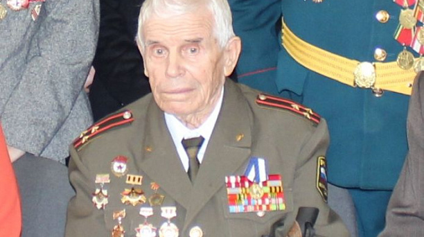 Ветерану ВОВ Александр Александровичу Лауданскому исполнилось 95 лет